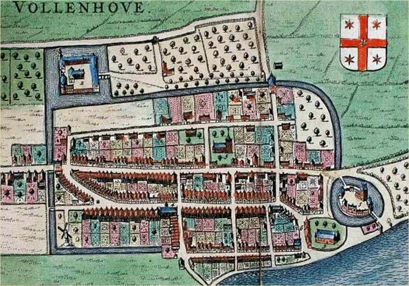 kaart J. de Lat, 1724