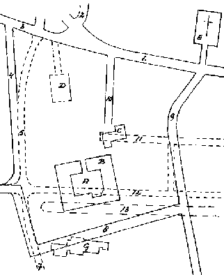 schets ligging De Rollecate, uit Kondschap maart 2000