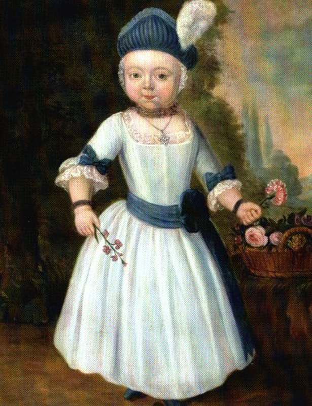 Anna Judith Sloet op eenjarige leeftijd