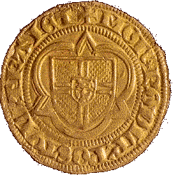 Muntzijde gulden van Rudolf van Diepholt